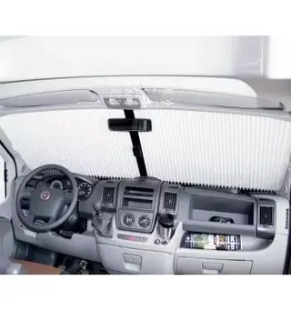 REMIfront IV frontruteskygge sandbeige Ducato 2012-2014 modell (x250)