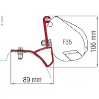 Fiamma adapter til F35 Pro Renault Trafic og Opel Vivaro fra 2015