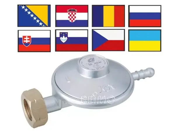 Gassregulator 30 mbar kroatia, Romania, tsjekkia, slovakia 