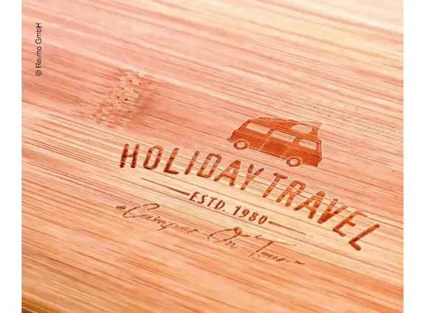 Holiday Travel bambusbord 100x65x42-65 cm 