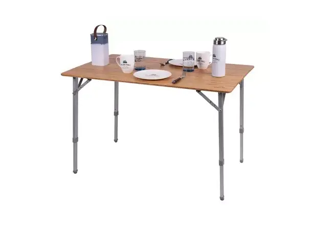 Holiday Travel bambusbord – 100x65x42-65 cm | Caravan.no