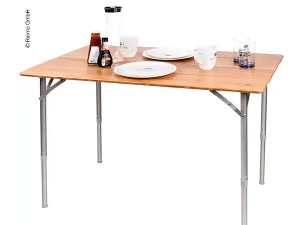 Holiday Travel bambusbord – 100x65x42-65 cm | Caravan.no