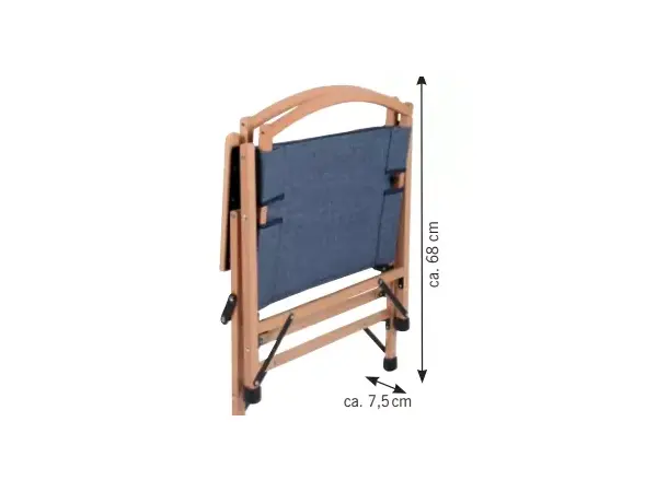 Holiday Travel klappstol i bøk | Caravan.no