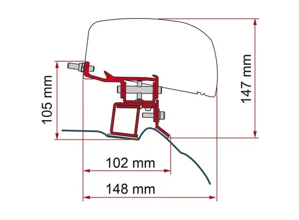 Fiamma adapter til F40 Van | Caravan.no