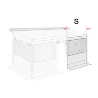 Fiamma frontpanel 130 cm Til Fiamma Caravanstore XL
