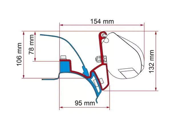 Fiamma markiseadapter til F35 Pro | Caravan.no