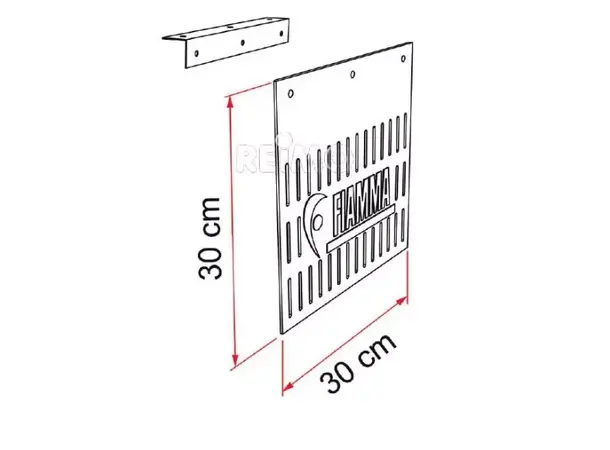 Fiamma skvettlapp til Ducato bobil bak – 2 stk | Caravan.no