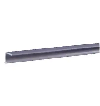 Gardinskinne enveis i plast 2,5 m