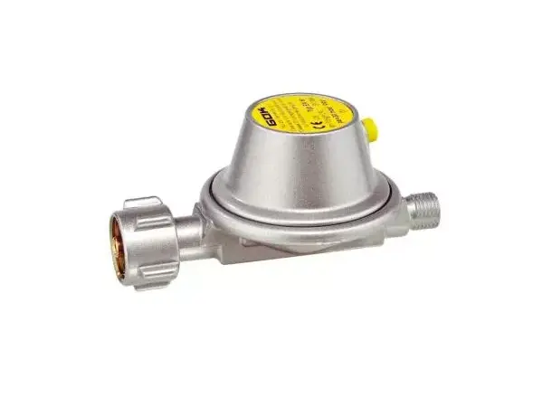 Gassregulator 8 mm med trykkmåler 