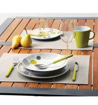 Bordbrikke Brunner Delicia 30x45cm grå