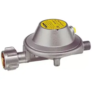 Gassregulator 8 mm med trykkmåler