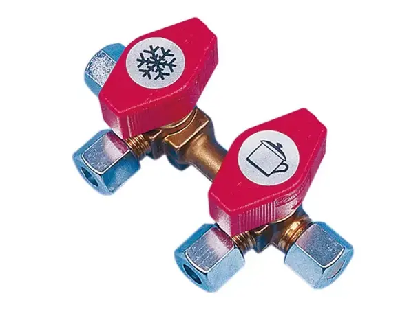 Gassventilblokk vk2, 2 inngang 8 mm | Caravan.no