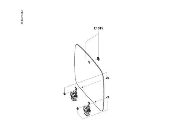 Glassdeksel til modell 7103 / 7123 | Caravan.no