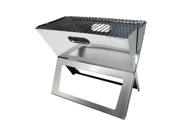 Kullgrill Tom i rustfritt stål – 50x26x4 cm | Caravan.no