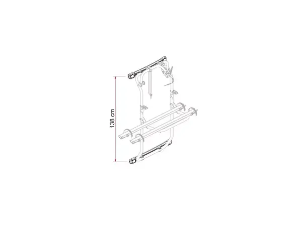 Fiamma Kit Bars DJ svart Til Sprinter/Crafter fra 2006 