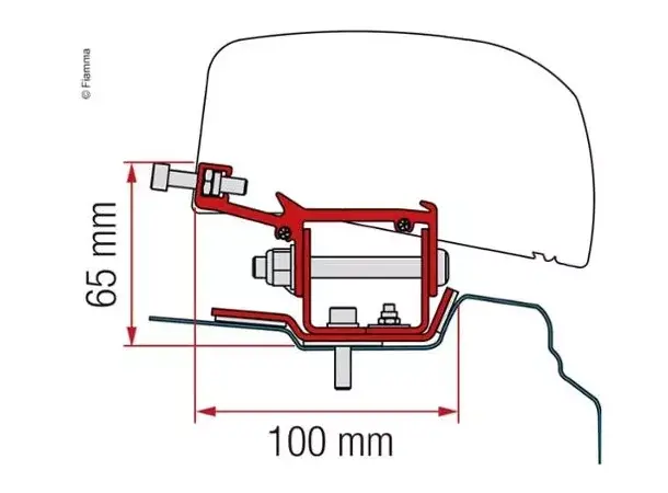 Fiamma markiseadapter til F40 Van | Caravan.no