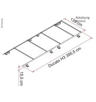 Fiamma takstativ for Ducato H3 05808-03-