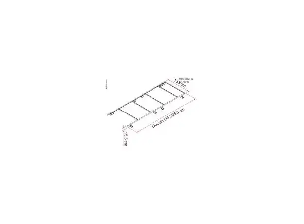 Fiamma takstativ for Ducato H3 05808-03- 