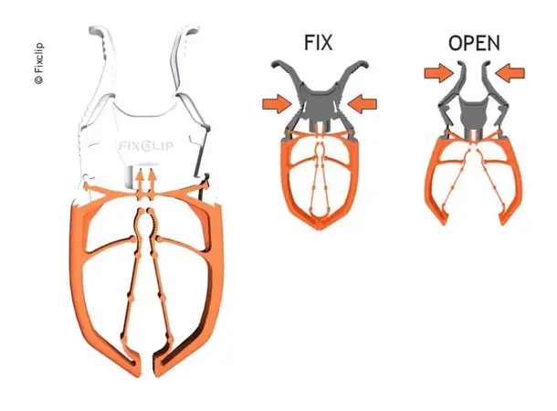 Fixclip klesklyper 6 stk – Sett med 6 stk | Caravan.no