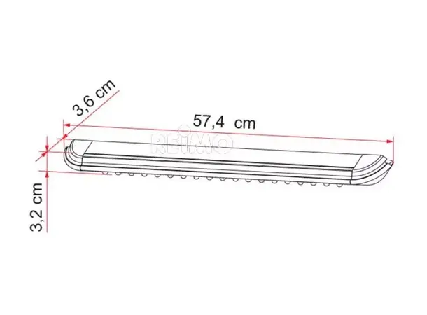 Fiamma LED utelys 12V – Uten bevegelsessensor | Caravan.no