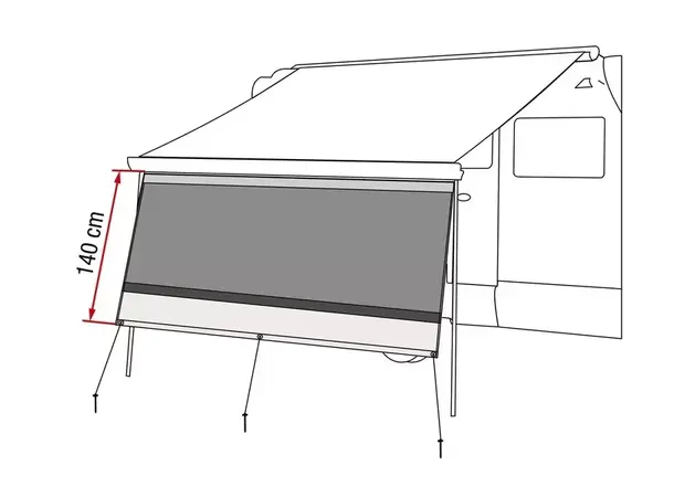 Fiamma frontblocker 260 | Caravan.no