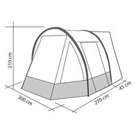 Frittstående fortelt Tour Easy Young 2 300 x 270 x 210 cm