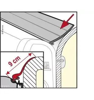 Fiamma Kit Rain Guard L 550 cm 98655Z016
