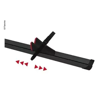 Fiamma Rail Premium 128 cm svart 98656M150