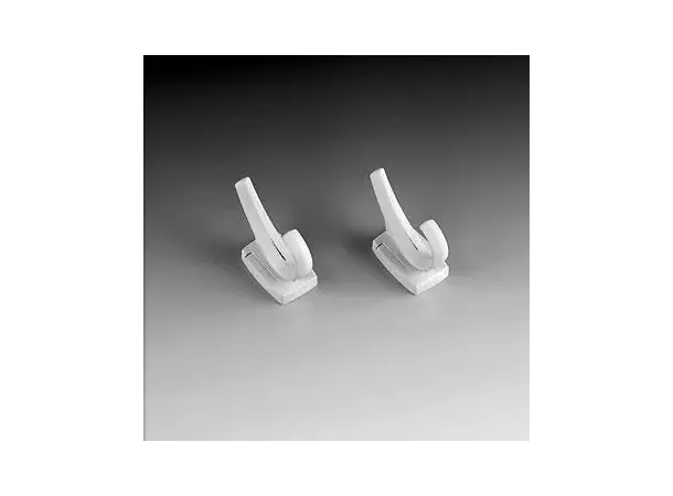 Froli knagger hvit – Sett med 2 stk | Caravan.no