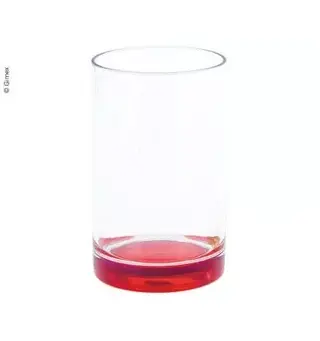 Gimex drikkeglass rød 250 ml
